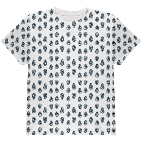 Autumn Pine Cone Pattern All Over Toddler T Shirt Multi 4T