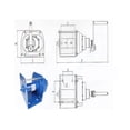 thumbnail image 4 of Heavy Duty Portable Manual Winch, Wire Rope Hand Lifting ,Excellent Towing Capacity, 4 of 5