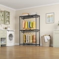 thumbnail image 6 of VIPEK X1 Expandable Clothes Rack Heavy Duty Adjustable from 2' to 3'5" with Flexible Shelves and Hanger Rods Metal Garment Racks Portable Closet Rack Clothing Racks for Hanging Clothes,Black, 6 of 7