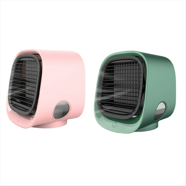 Ventilador de Refrigeración por Agua de Escritorio Mini Refrigeración Enfriador de Aire USB Humidificación Móvil Conveniente Viento Grande