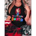 thumbnail image 1 of Camiseta De Manga Corta Con Cuello Redondo Para Mujer, Camisetas De Verano Para Uso Diario Y ViajesCreative Fun Colorful English Cute Pattern Printing Women'S Fashion Trend Round Neck Short Sleeve,, 1 of 6