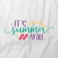 thumbnail image 2 of It's Summer Y'all T-Shirt | Cool Summertime White Tee Gift, 2 of 5