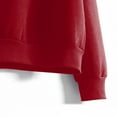 thumbnail image 5 of Comdrip Crewneck Sweatshirts Women, 2 Pack Womens Sweatshirts Crewneck Long Sleeve Tops Oversized Pullover Sweaters Cozy Outfits Fashion 2025 Fall Sweatshirts for Women Red S, 5 of 5