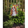 thumbnail image 2 of Cavalier Spaniel Easter Eggtravaganza Garden Flag, 2 of 2