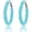 blue, variant on Glitter Hoop Earring Multicolor Shiny Glitter Sequins Hoops Sparkle Resin Rhinestone Wrapped Circle for Women[g0329]