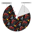 thumbnail image 2 of Yiaed Monster Truck Print Christmas Tree Skirt , Tree SkirtsTree Mat for Christmas Winter Holiday Indoor Decorations-48", 2 of 7