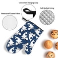 thumbnail image 4 of Oven Mitts and Pot Holders 4 Piece, Shark white High Heat Slip Resistant Oven Mitt and Trivets Set Kitchen Oven Glove Pot Holders for Cooking Baking Grilling, 4 of 7