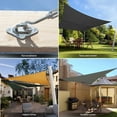 Sun Shade Sail Hardware DHF10 Kit 304 Stainless Steel Installation Kit for Install Rectangle