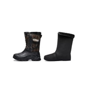 Tanleewa Fashion Men Snow Boots Nonslip Waterproof Warm ts Faux Fur Lined Winter Shoes Gift