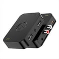 thumbnail image 1 of Receptor de Audio Bluetooth 6.0 con Disco U de 3,5 mm, Entrada AUX, USB, Estéreo, Adaptador Inalámbrico de Música con Micrófono para Kit de Coche, Altavoz y Amplificador., 1 of 5