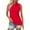 Red, variant on Women'S T-Shirts Women'S Neck T Shirt Casual Comfortable Breathable Summer Top For Daily Wear And Sports Grey XL
