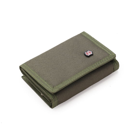 AOMRCOL Trifold Wallet for Men, Casual Billfold Purse with 7 Credit Card Slots Extra Capacity-Army Green