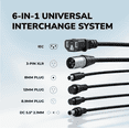 thumbnail image 2 of Strvo 42V2A multi Charger With 6 in 1 Plugs Output heads DC Fast Charger for 36V lithium ion battery, 2 of 8