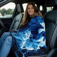 thumbnail image 6 of Dragon And Wolf Fleece Throw Blanket, 6 of 9
