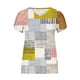 thumbnail image 4 of Fiudx Liquidación de Ofertas Flash Camiseta Holgada con Cuello En V Estampada para Mujer, 4 of 4