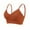 Brown, variant on WRKEKC Wireless Bras for Women, Womens No Underwire Bras, Women's Sports Bras Ruched Sports Bras Padded Workout Medium Support Crop Tops