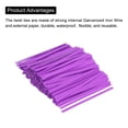 thumbnail image 4 of Uxcell Twist Ties 3.5" Paper Closure Tie for Party Bags Crafts Purple 500 Pack, 4 of 7