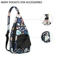 thumbnail image 3 of Durable Adjustable Strap Chest Bag with Daisy Pattern for Tactical Use, 3 of 4