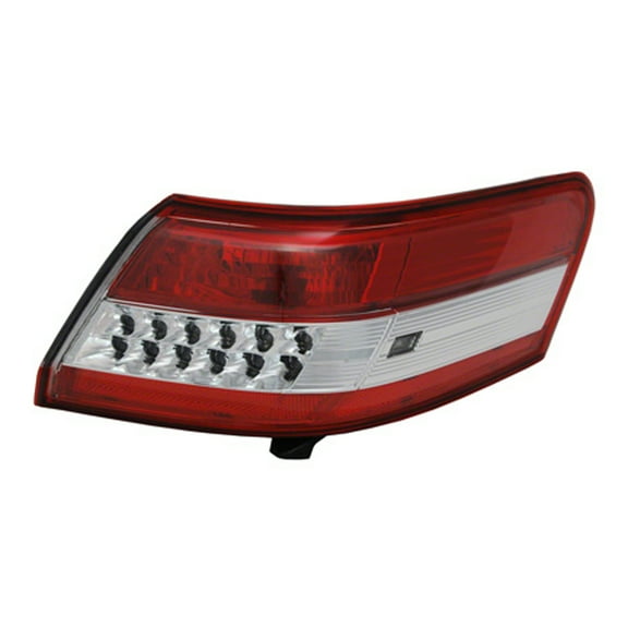 KAI New Economy Replacement Passenger Side Outer Tail Light Assembly, Fits 2010-2011 Toyota Camry
