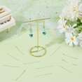 thumbnail image 4 of 300Pcs Head Pins 3 Style Flat Ball Head Eye Pins 18K Gold Plated Brass Jewelry Needles 45mm for Jewelry Making Findings Accessory Supplies DIY Craft Earring Charms Pendants Necklace diy, 4 of 5