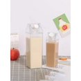 thumbnail image 1 of 1pc Portable Milk & Juice Box With Transparent Plastic Design, 1 of 5