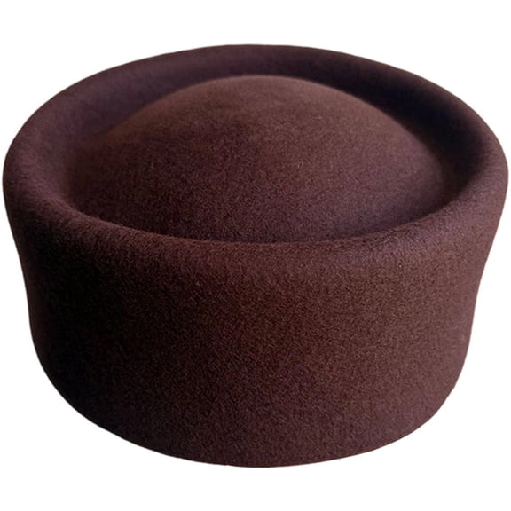 vlrwzc Pillbox Hat Top Hat Millinery Fascinator Base Hat for Women Casual Wear Western Fedoras Hostesses Wear