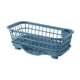 thumbnail image 4 of Escurreplatos con soporte para cubiertos y soporte para esponja para encimera, baño y hogar. azul, 4 of 9