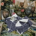 thumbnail image 2 of Shisuyan Japanese Present Handkerchief Cotton Wrapping Cloth Dark Blue 1Pcs, 2 of 8