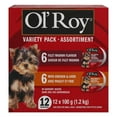 thumbnail image 1 of Ol' Roy Variety Pack Dog Food for Small Dogs in Savoury Juices 100g, 1 of 4