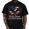 thumbnail image 3 of 250th Anniversary Mens Patriotic T Shirts USA Flag Retro 1776-2026 Graphic Tee for Men Vintage Independence Day Crewneck Tshirt 1, 3 of 6