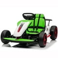 thumbnail image 4 of Joyracer 24V Ride on Toys, Kids Electric Go Kart 400W Motor Power Car Wheel for Kids,  6-9MPH, Outdoor Toys, Bluetooth/Music, Age 6+, Green, 4 of 11