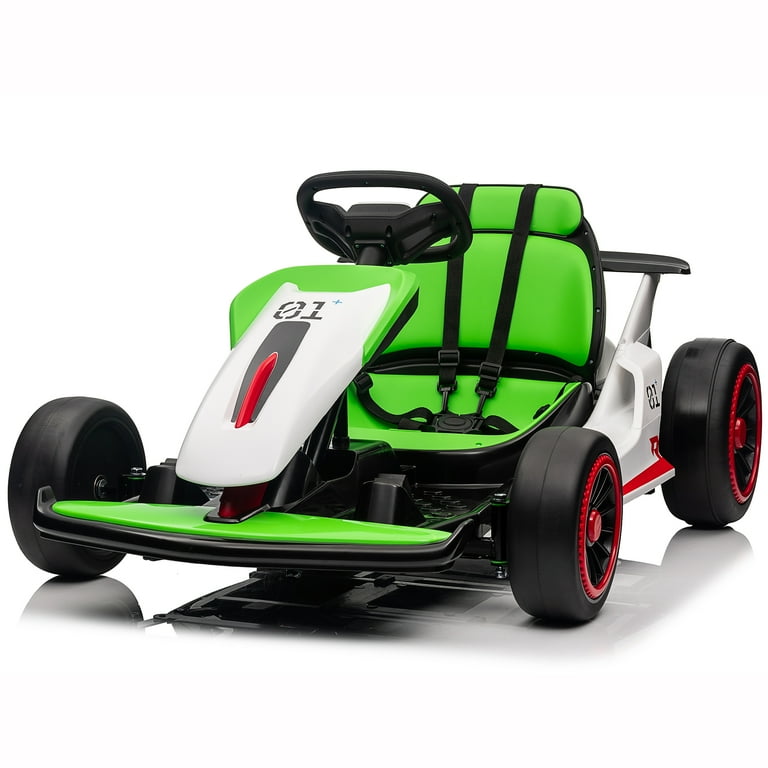Joyracer 24V Ride on Toys, Kids Electric Go Kart 400W Motor Power