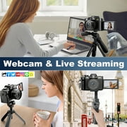 NBD 4K Digital Cameras for Photography,48 MP Autofocus Vlogging Camera with 52mm Wide Angle & Macro Lens