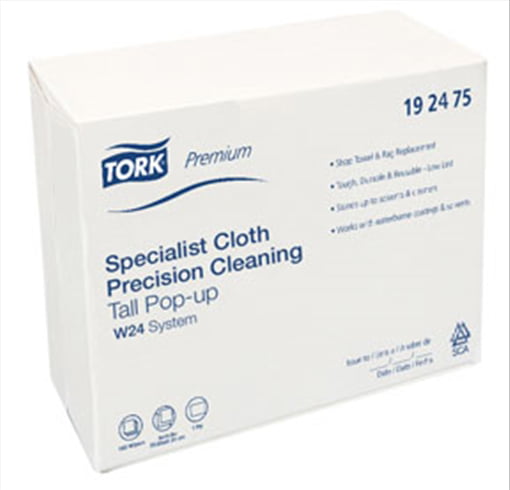 Tork 192475 Premium Specialist Cloth Pop-Up 8 BOX CASE Precision Cleaning