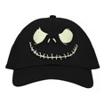 thumbnail image 2 of Nightmare Before Christmas Jack Skellington Face Elite Flex Black Snapback Hat, 2 of 5