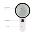 thumbnail image 3 of Loupe Portative 30X, Loupe à 12 DEL Éclairée, Lentille à Double Verre pour Aînés, Lecture, Inspection, 3 of 9