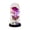 Hot Pink, variant on Valentines Day Rose Glass Flowers Gifts for Her, Galaxy Light Up Rose in A Glass Dome, Valentines Day Gifts for Mom Wife, Valentine Birthday Gifts for Women,Purple Butterfly Home Decor