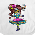 thumbnail image 4 of Inktastic Día de los Muertos girl with decorative skull balloon Boys or Girls Baby Bib, 4 of 4