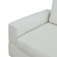 thumbnail image 6 of MAYEERTY Beige Massa Flannel 4-Piece Couch Living Room Sofa Set, 6 of 6