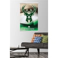 thumbnail image 3 of NBA Milwaukee Bucks - Logo 16 Wall Poster with Wooden Magnetic Frame, 22.375" x 34", 3 of 3