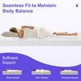 thumbnail image 4 of YRLLENSDAN 5 Inch Bamboo Charcoal Gel Infused Memory Foam Mattress Medium Firm Mattresses Green Tea Memory Foam Mattress Pressure Relieving CertiPUR-US Certified Bed-in-a-Box, Queen, 4 of 7