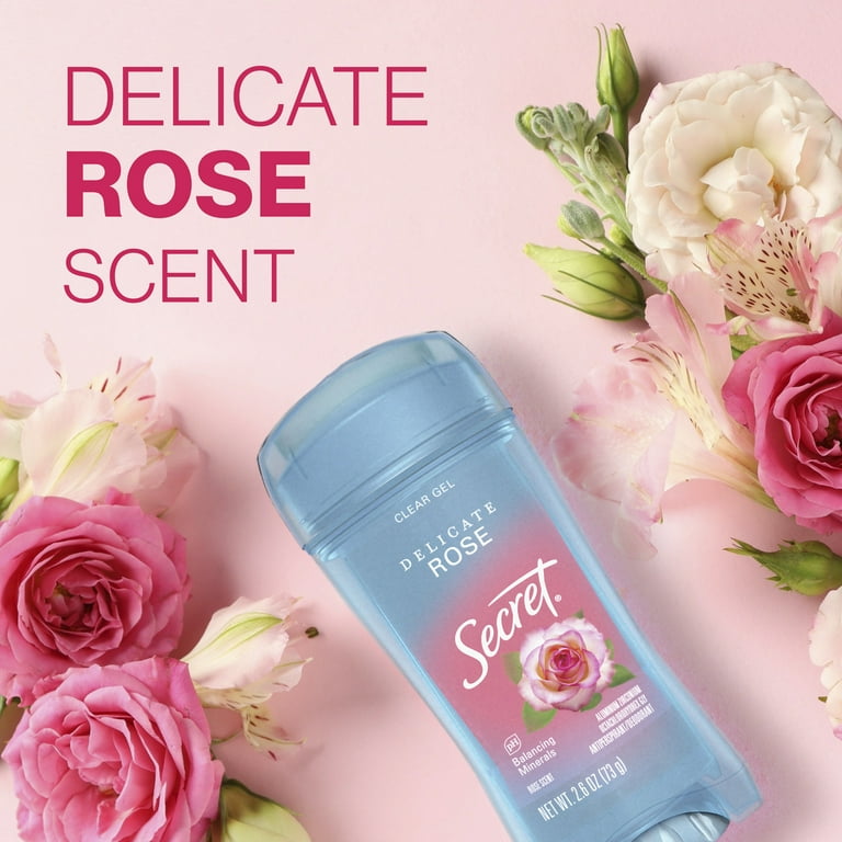 Secret Clear Gel Antiperspirant Deodorant for Women Delicate Rose