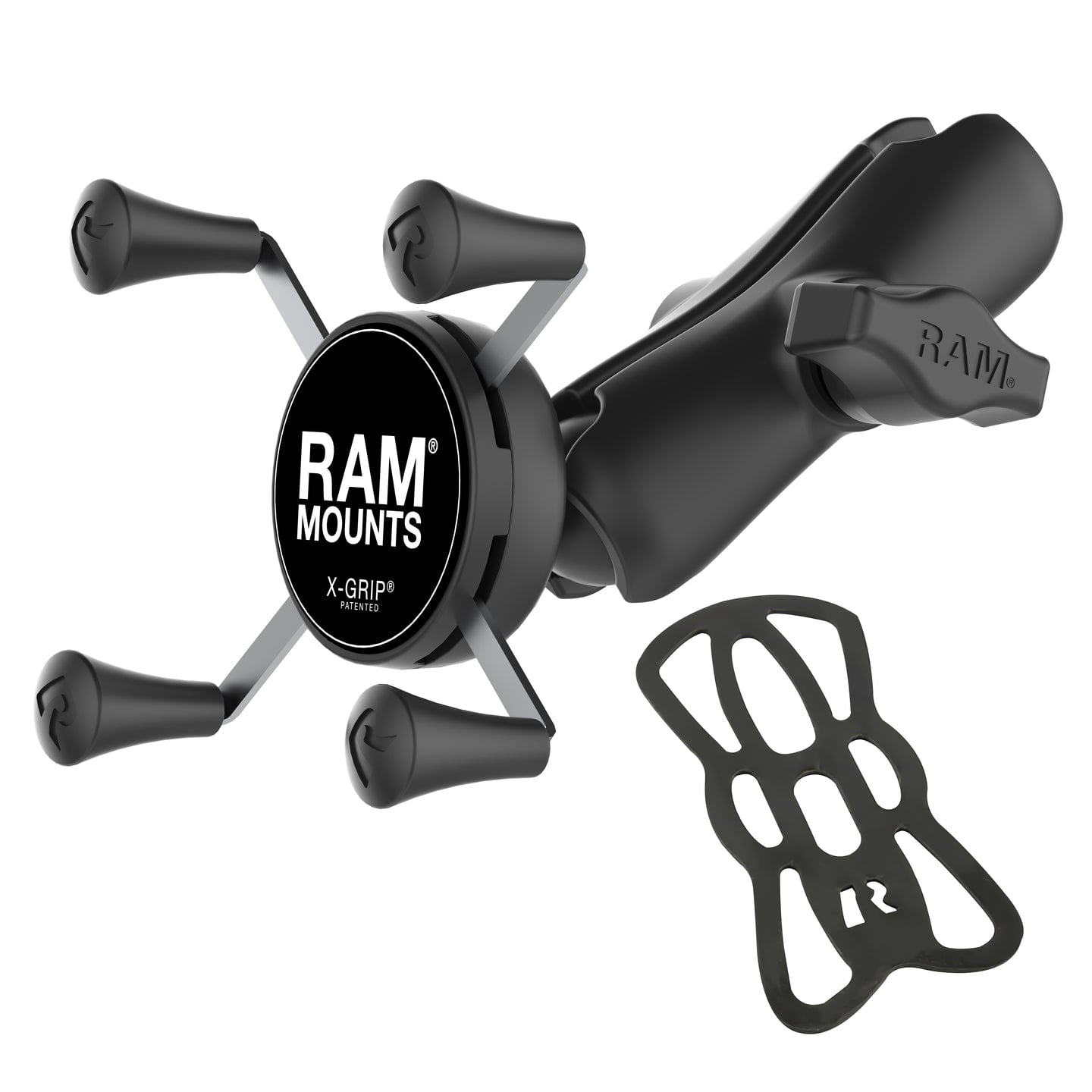 RAM Mounts X-Grip® Phone Holder with Composite Double Socket Arm