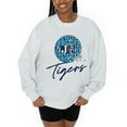 thumbnail image 2 of Women's Gameday Couture Ash Jackson State Tigers Premium Fleece Pullover Sweatshirt, 2 of 5