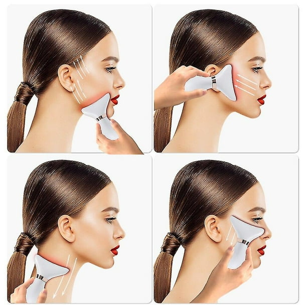 Masajeador facial Estiramiento del cuello Antiarrugas Vibración  Adelgazamiento facial Estiramiento de la piel Levantamiento 3led Light D |  Bodega Aurrera en línea