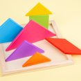 thumbnail image 1 of Rompecabezas Tangram, juguetes sensoriales para aliviar el estrés y la ansiedad, juegos de concentración de rompecabezas para niños y todas las edades XianweiShao 8390613978714, 1 of 1