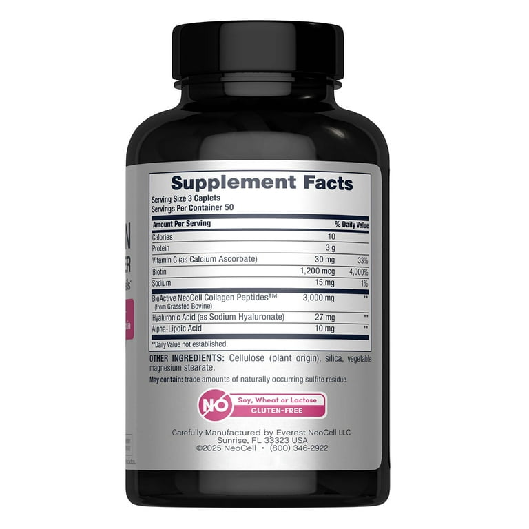NeoCell Hyaluronic Acid Supplements: Beauty Builder, Collagen Type
