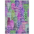 thumbnail image 2 of Addison Rugs Chantille Indoor/Outdoor Transitional Novelty Purple Washable Rectangle Rug, 2'6" x 3'10", 2 of 6