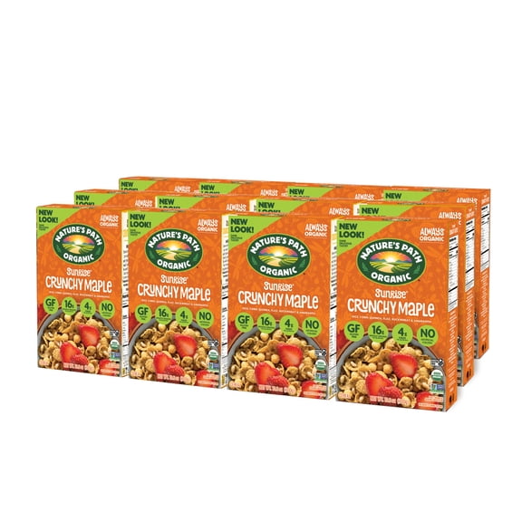 Nature's Path Organic Sunrise Crunchy Maple Breakfast Cereal, 10.6oz Box (pack of 12)