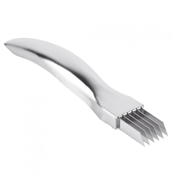 Stainless Steel Onion Slicer - Vegetable & Scallion Cutter Kitchen Tool
